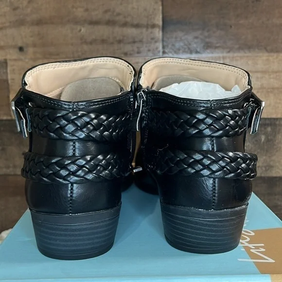 LifeStride Women's Adriana Ankle Black Bootie Boot Women’s Size 8.5 Wide - Picture 5 of 11